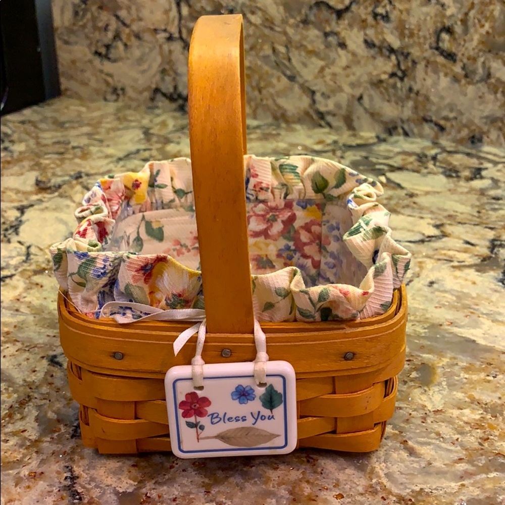 Longaberger Basket “Tarragon Booking Basket”
